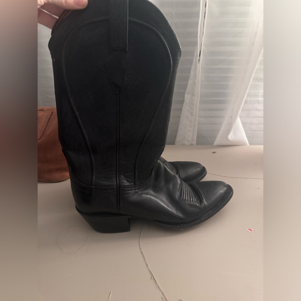 Black Lucchese Grace Cowboy Boot
